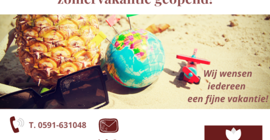 Fysiotherapie tijdens uw vakantie!